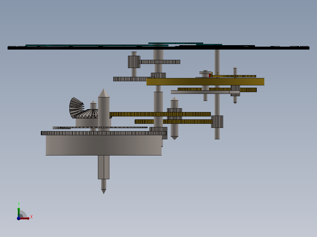 钟表、表(23)前视图