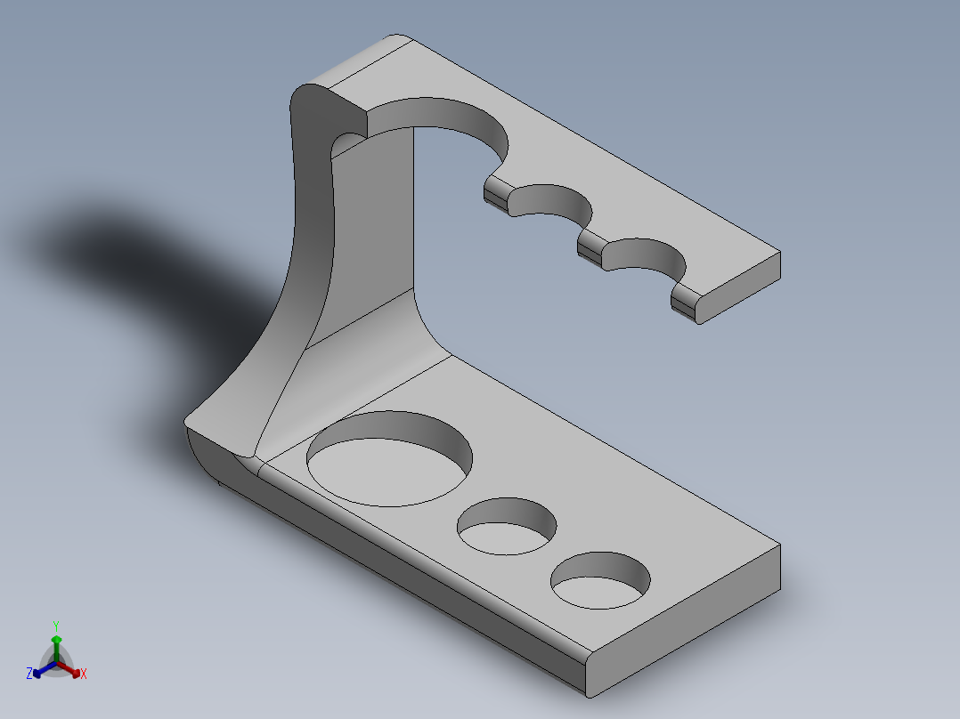 A2005300-牙刷架正等轴测图