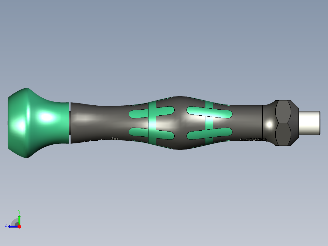 微型微动螺丝刀右视图