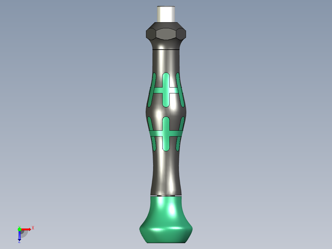 微型微动螺丝刀俯视图