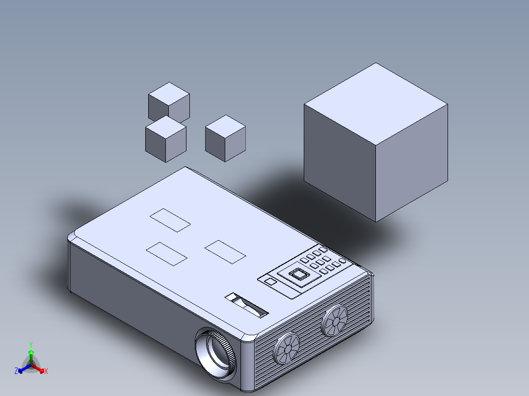 投影仪设计模型
