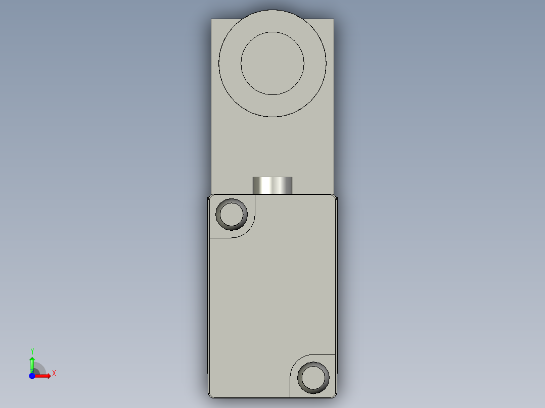 3口2位电磁阀3V21008NCE前视图