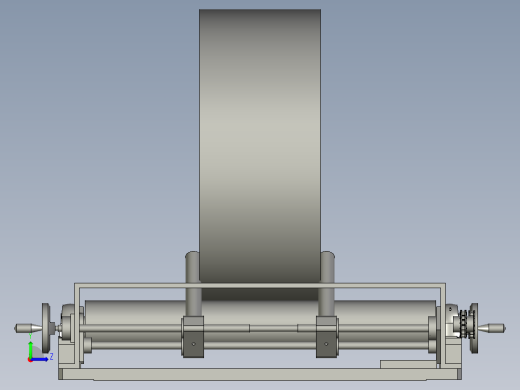 YGQ辅助支撑装配体SLSB左视缩略图