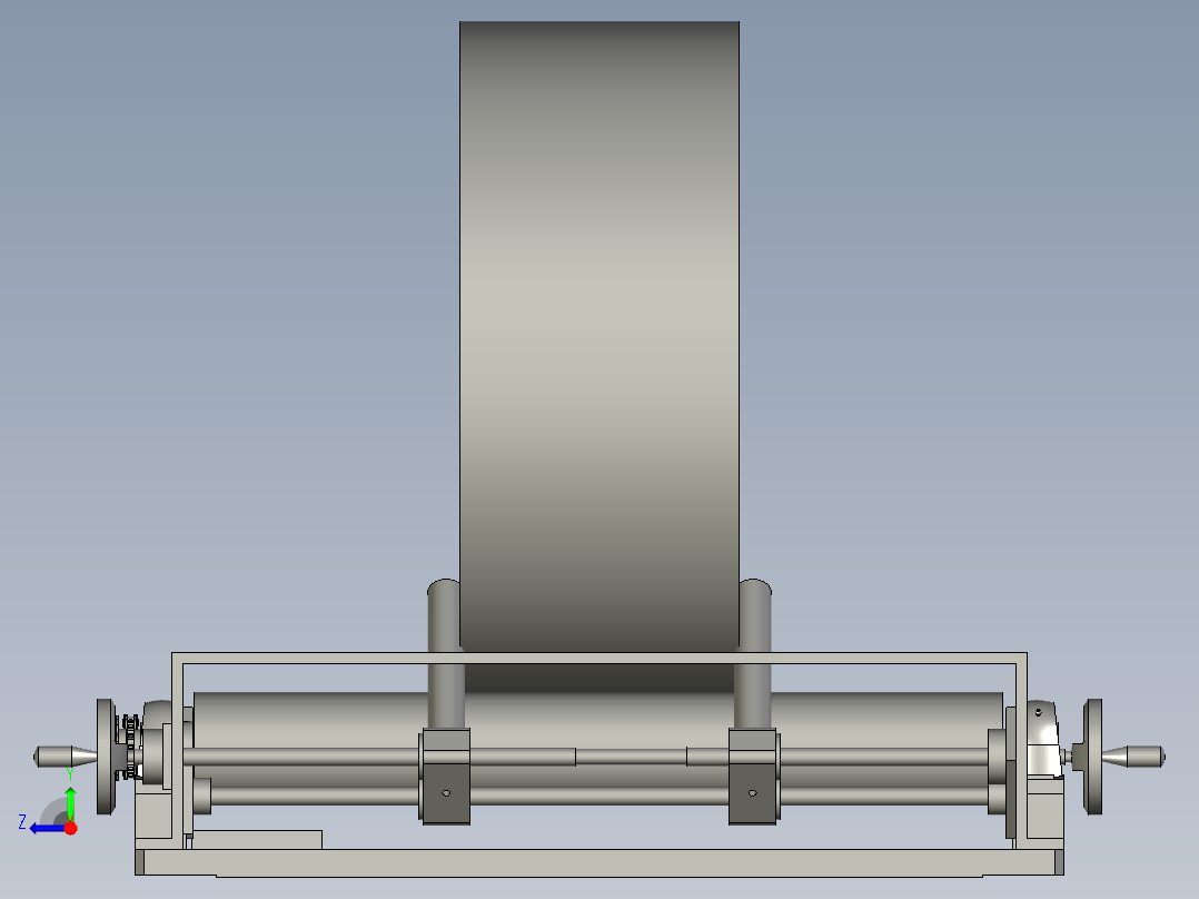 YGQ辅助支撑装配体SLSB右视图