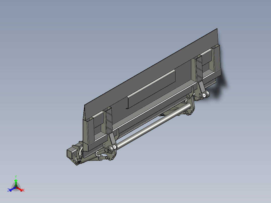 新型货车尾板支撑装置