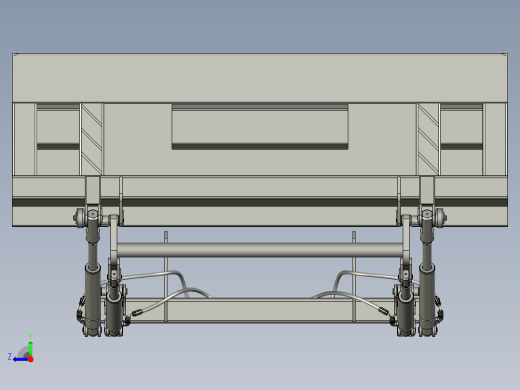 新型货车尾板支撑装置右视缩略图
