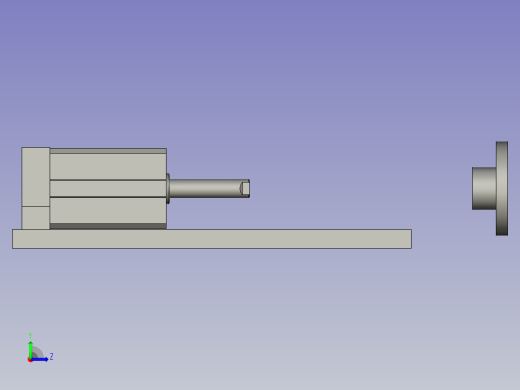 转盘固定装置左视缩略图