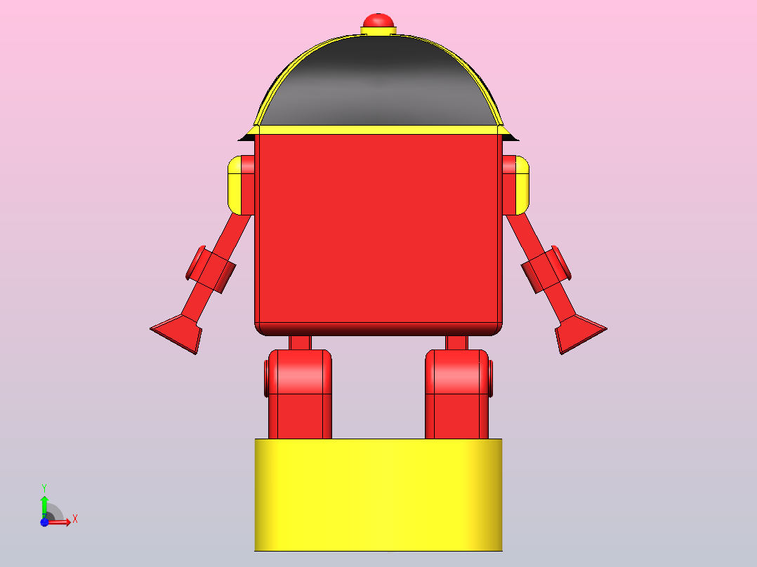 玩具车模型罗伊前视图