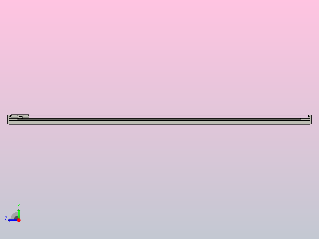 直驱直线电机轴TPA-LNP3-170-75C3-1-L2880-3-C-10-N3右视图