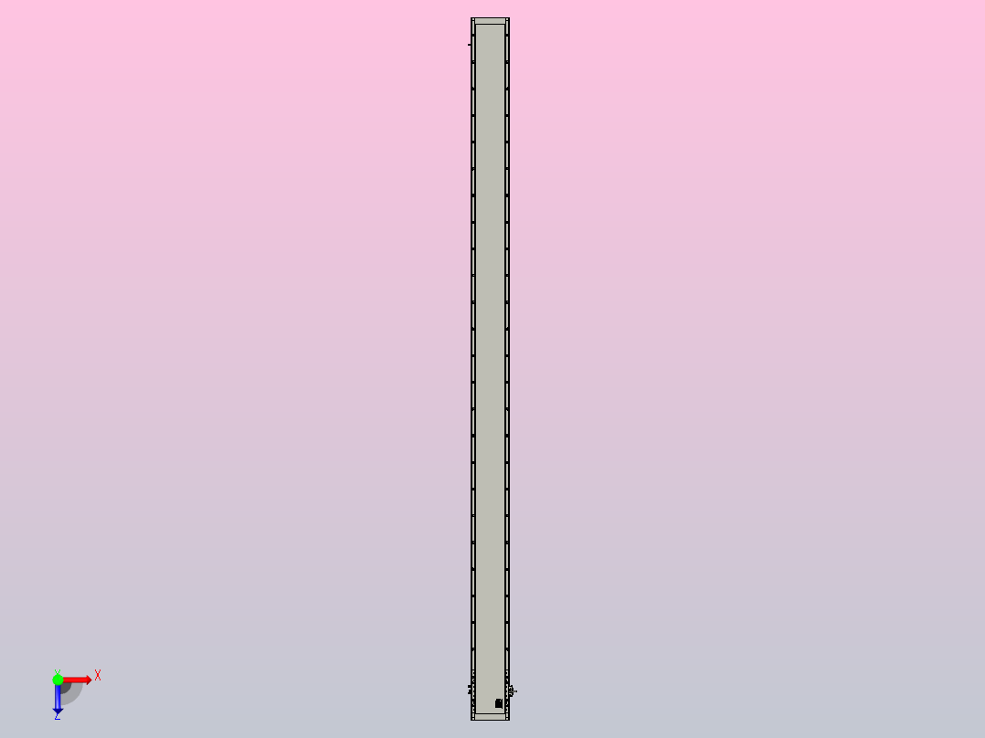 直驱直线电机轴TPA-LNP3-170-75C3-1-L2880-3-C-10-N3俯视图