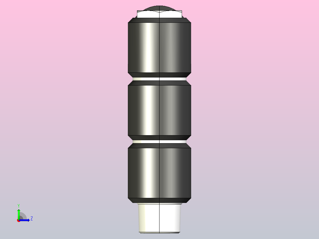 PHT(3) 串联直角(3)[PHT10-02(3)]左视图