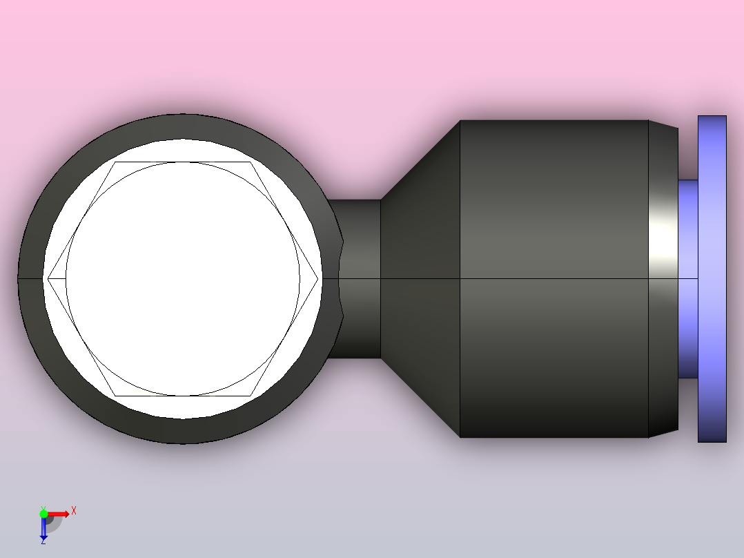 PHT(3) 串联直角(3)[PHT10-02(3)]俯视图