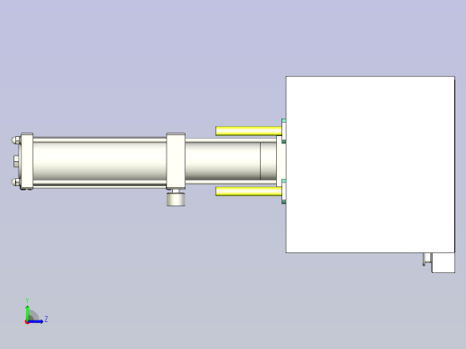 5T增压机3D数模左视缩略图