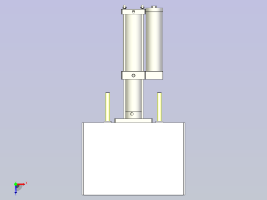 5T增压机3D数模俯视缩略图