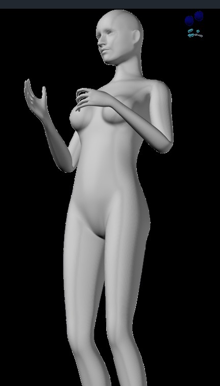3D女性角色全身1快照1
