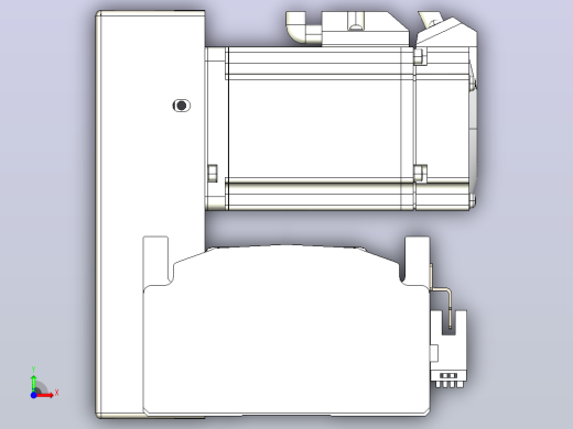 皮带直线轴半封闭可选导轨TPA-HNB-105D-90-L2400-RU-Y-P20-N3前视缩略图