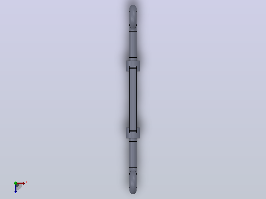 拉杆，调节器tensioner_110100014俯视图