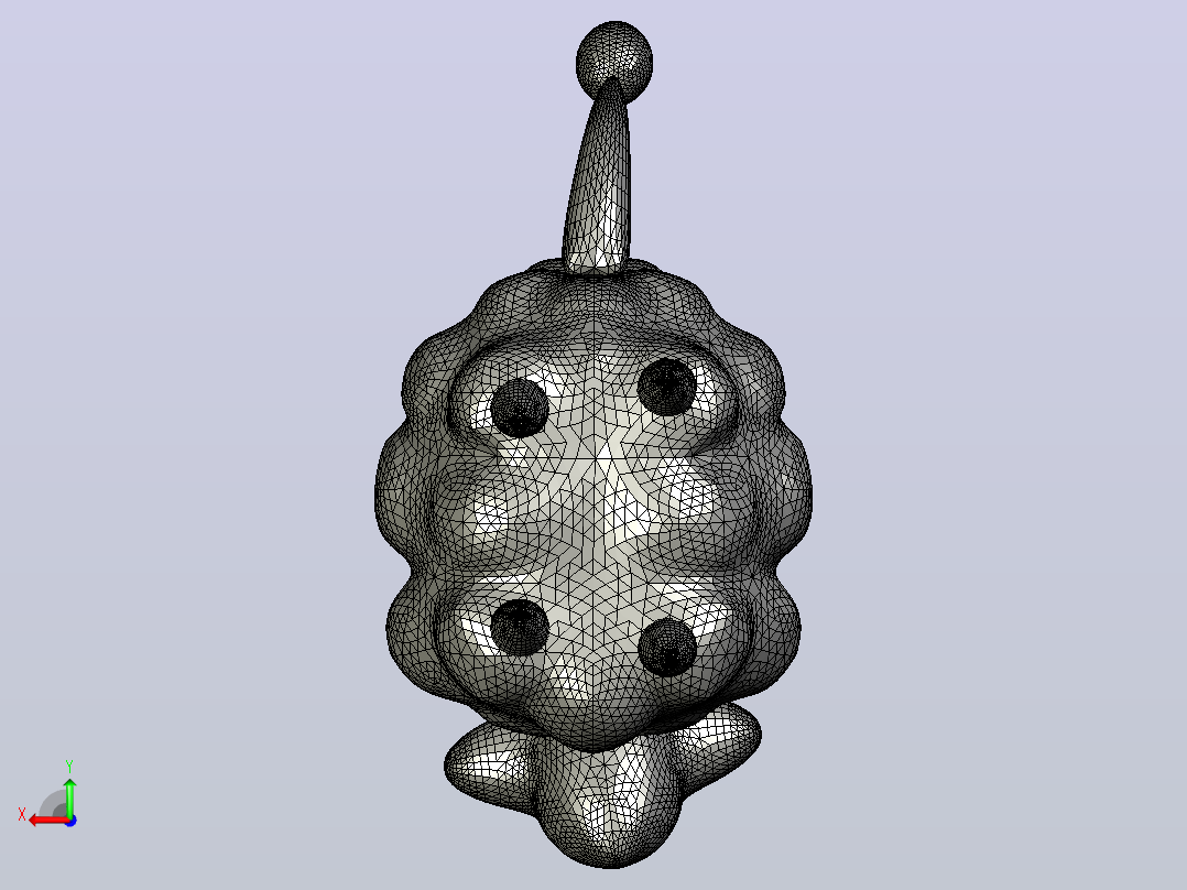 咩利羊(宝可梦)后视图
