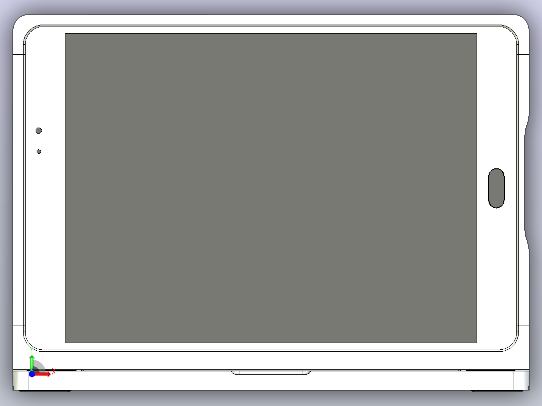 三星 Galaxy Tab S2 的键盘前视图