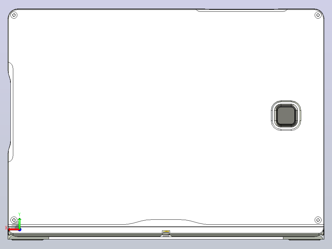 三星 Galaxy Tab S2 的键盘后视图