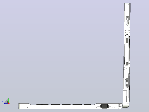 三星 Galaxy Tab S2 的键盘右视缩略图