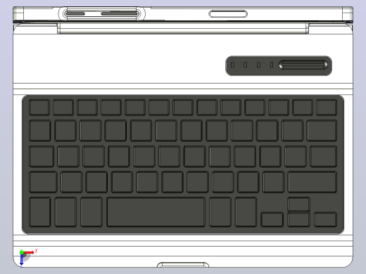 三星 Galaxy Tab S2 的键盘俯视缩略图