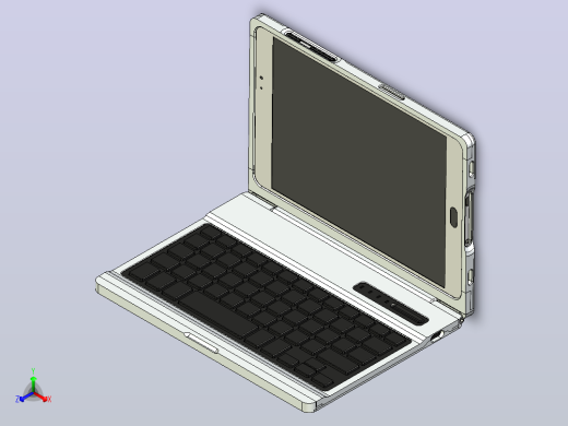 三星 Galaxy Tab S2 的键盘正等轴测缩略图