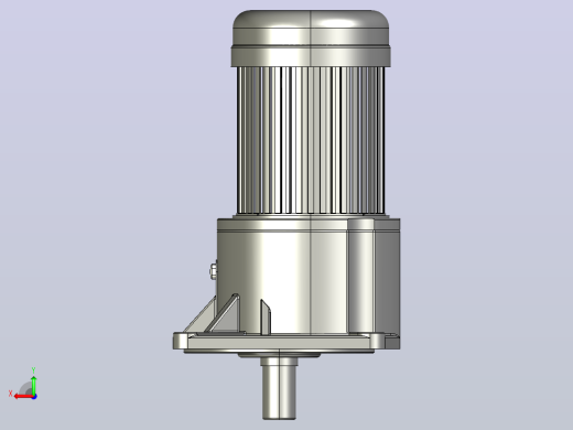 1.5KW-CV型立式三相铝毂（刹车）马达减速机_CV40-1500后视缩略图