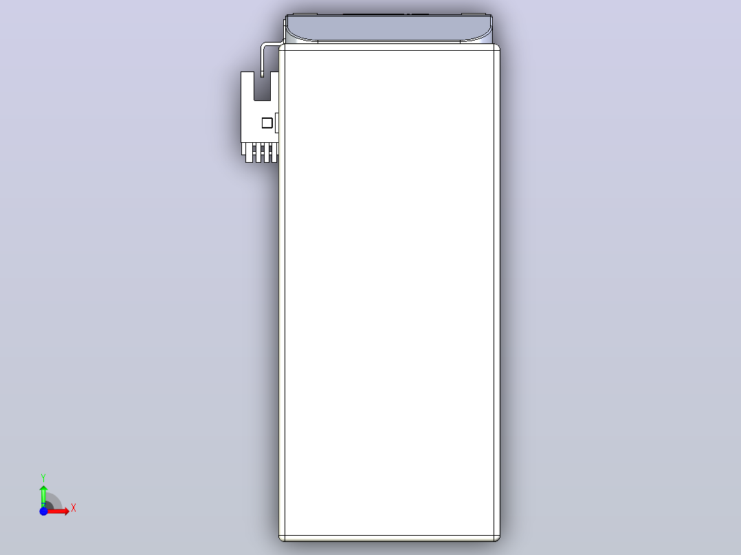 滚珠丝杠直线轴带导轨全封闭TPA-HCR-65S-1610C-L1100-MP-Y-P20-N3前视图
