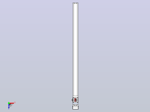 滚珠丝杠直线轴带导轨全封闭TPA-HCR-65S-1610C-L1100-MP-Y-P20-N3俯视缩略图