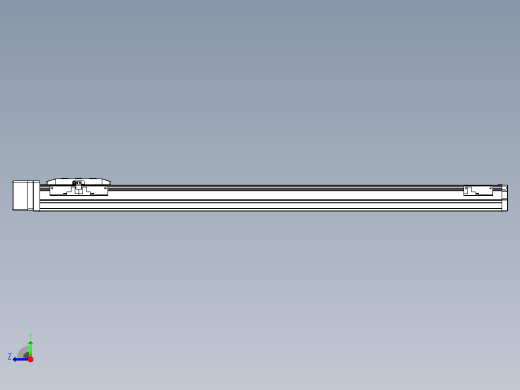 滚珠丝杠直线轴内置导轨TPA-GCR-50-1210C-L700-MR-M10-N3右视缩略图