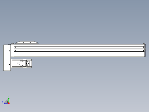 滚珠丝杠直线轴带导轨全封闭TPA-HCR-65S-1610C-L450-MP-C-P10-N3右视缩略图
