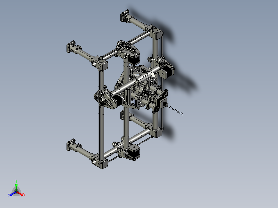 小型雕刻机工装结构