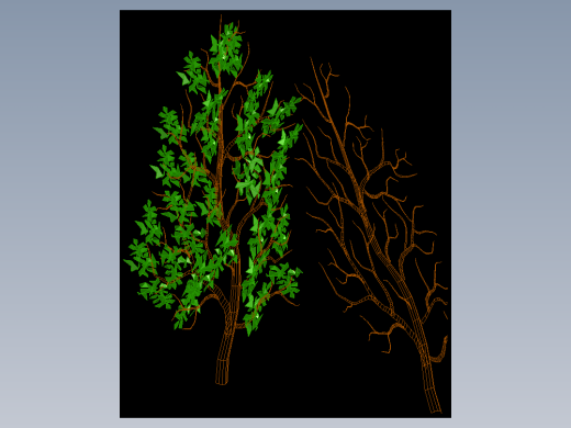 室内家具及植物三维模型十八-SU053