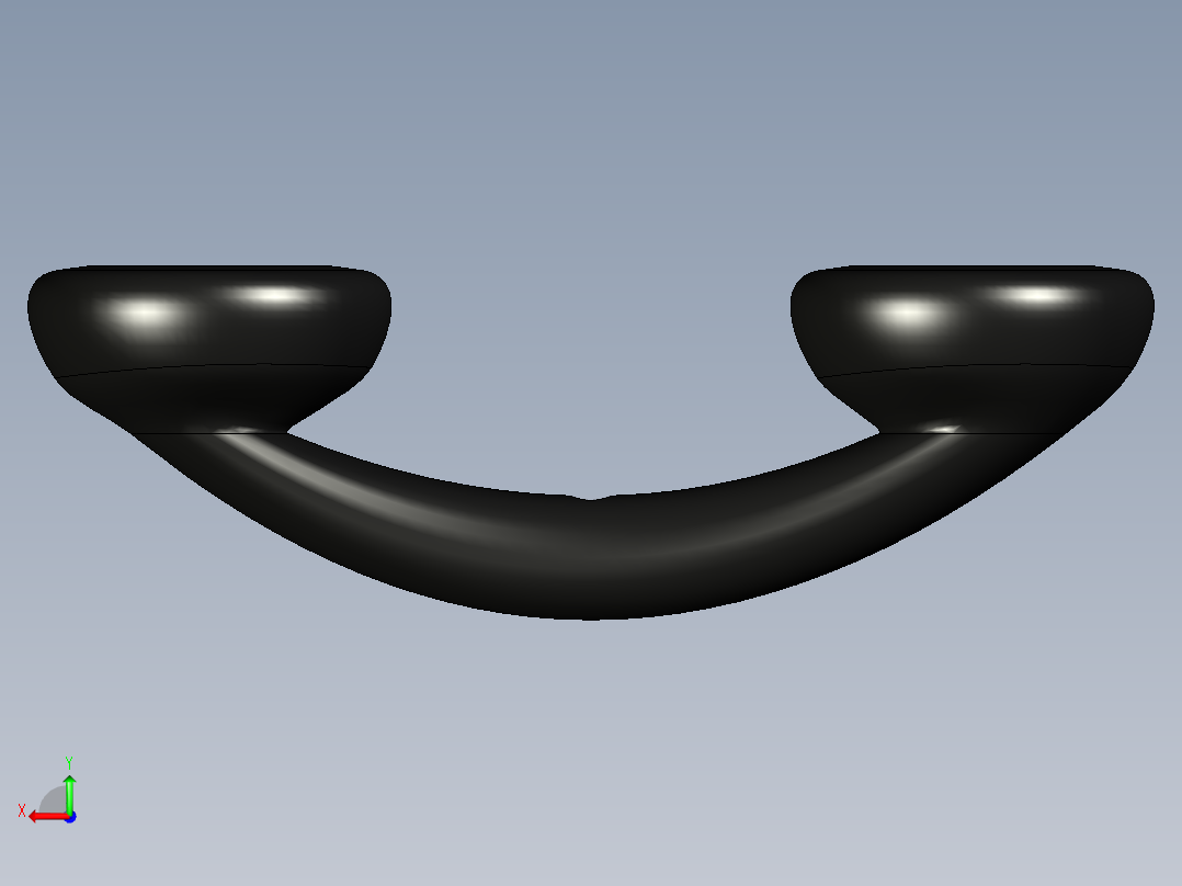 solidworks 听筒后视图