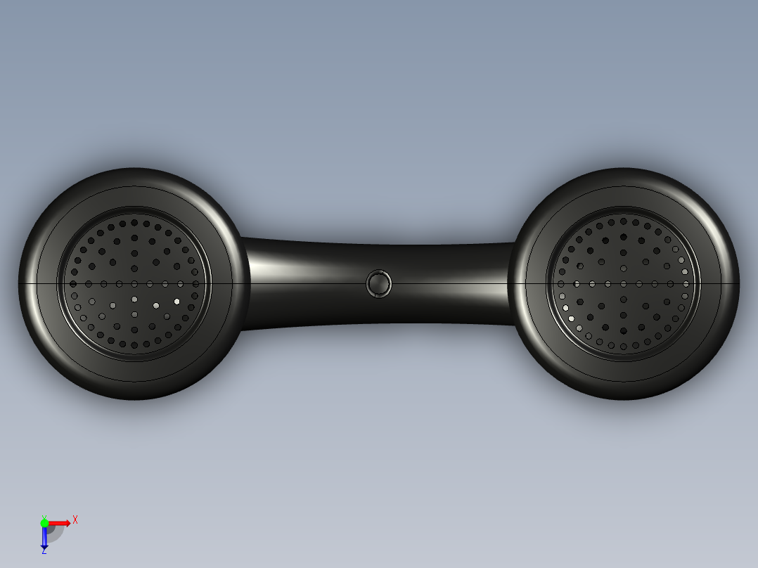 solidworks 听筒俯视图