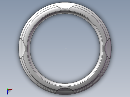 solidworks 时钟外壳俯视缩略图