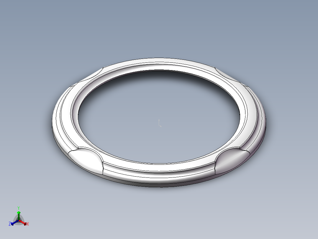 solidworks 时钟外壳正等轴测图
