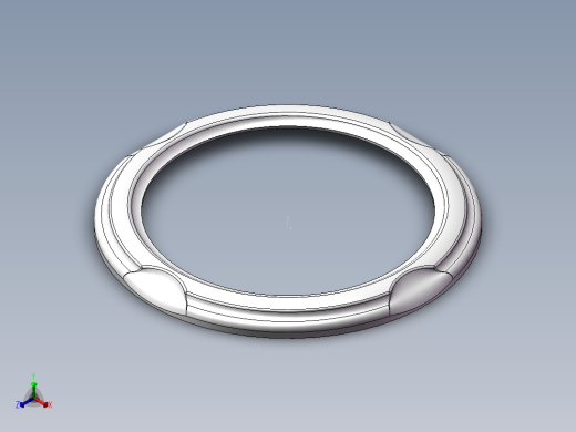 solidworks 时钟外壳正等轴测缩略图