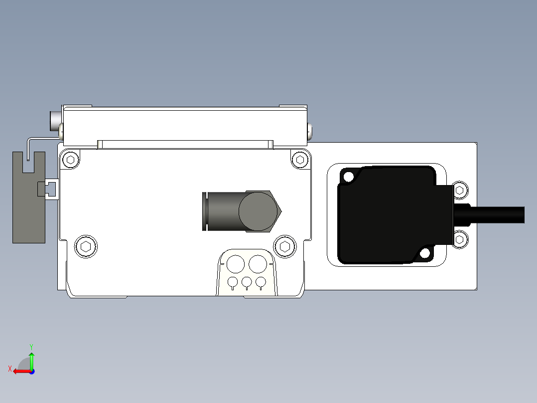Toyo东佑达直线模组-ECH12-650-BR-100W+煞車后视图