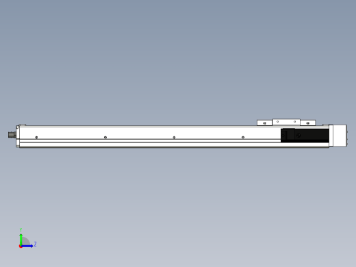 Toyo东佑达直线模组-ECH12-650-BR-100W+煞車左视缩略图