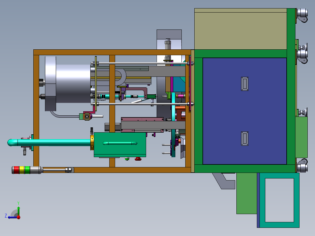 自动锁螺栓设备右视图