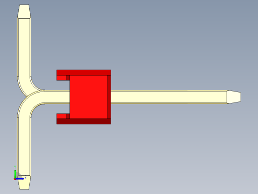 彩色公排针 100mil 2.54mm 系列-DS1022_red_23p_100mil_Type_SMT_R2_rev1.0左视缩略图