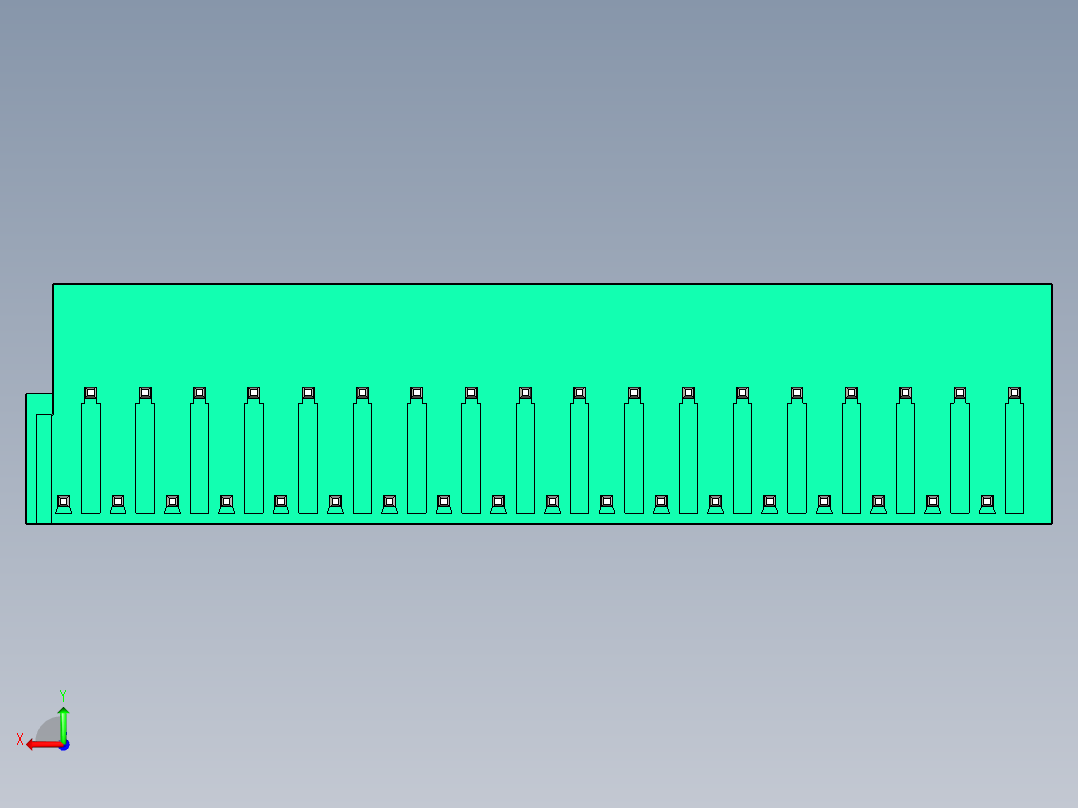 DEGSON 2EDG 系列 5.0mm 可插拔接线端子组-2EDGRTC-5.0-36P-14-00AH后视图