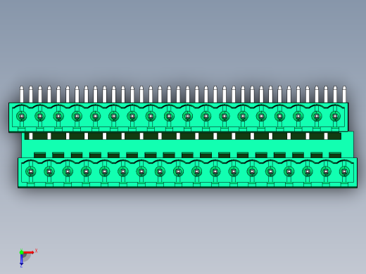 DEGSON 2EDG 系列 5.0mm 可插拔接线端子组-2EDGRTC-5.0-36P-14-00AH俯视缩略图