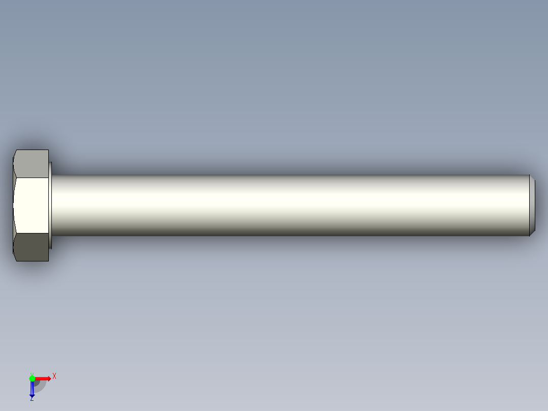 螺钉-DIN_931-M14x2x110_22.stp俯视图