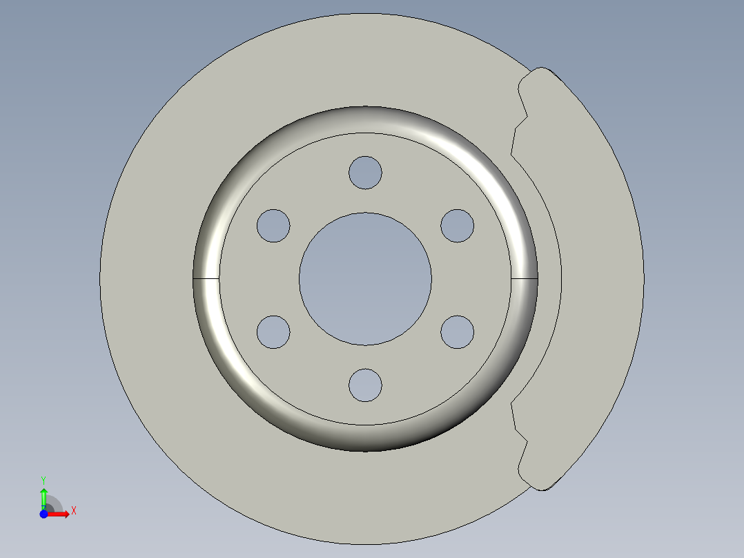 制动器 (15)前视图