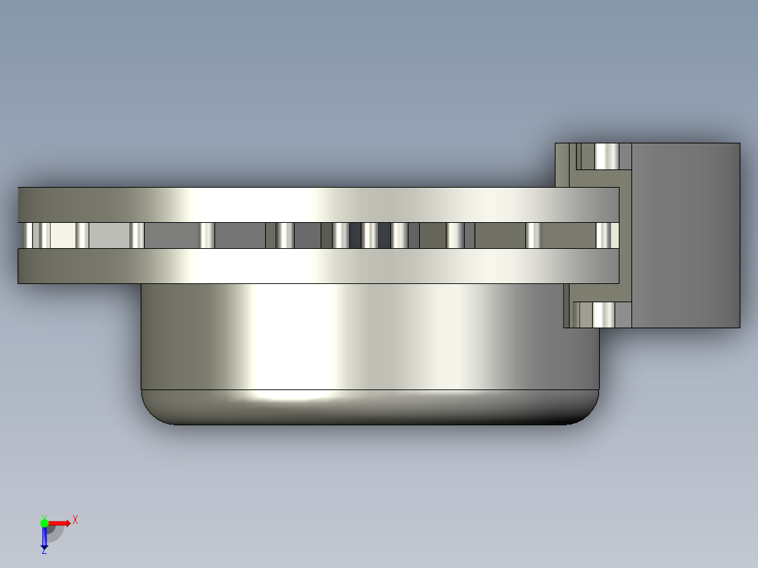 制动器 (15)俯视图