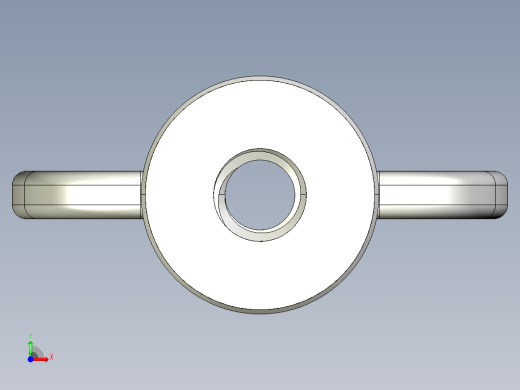 WING NUT 8-32 Thread size 27-64in Base Diameter.IGS前视缩略图