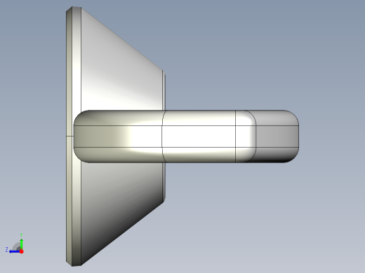WING NUT 8-32 Thread size 27-64in Base Diameter.IGS右视缩略图